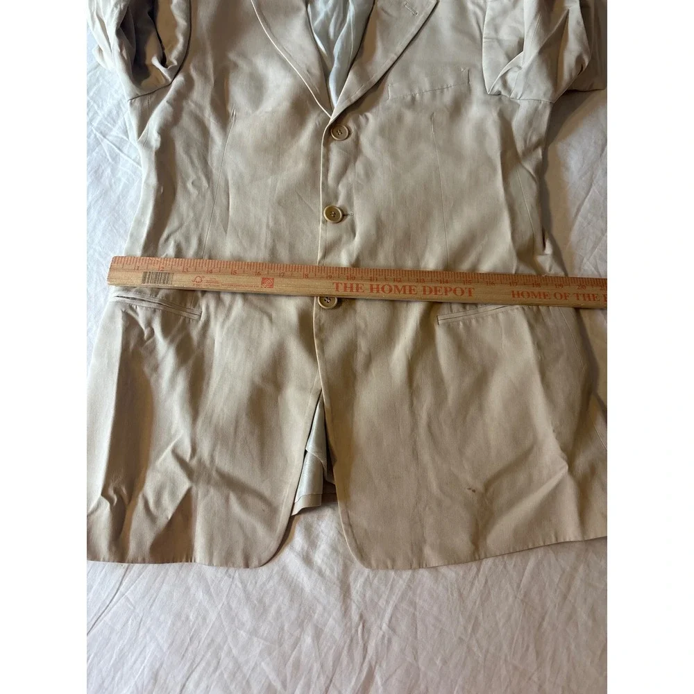 Emporio  Armani Made in Italy Blazer Sport Coat Mens39R Beige